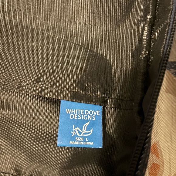 Blue Jean Denim Bible Bag From White Dove Designs Size L - Picture 5 of 8